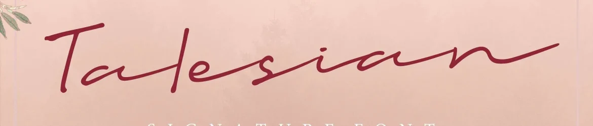 Talesian Signature Font