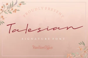 Talesian Signature Font