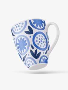 Tall ceramic mug mockup