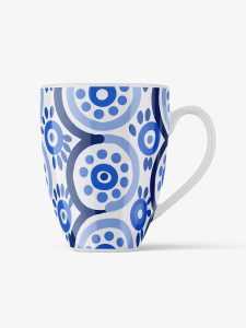 Tall ceramic mug mockup