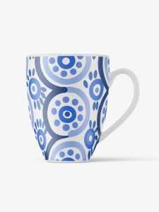 Tall ceramic mug mockup