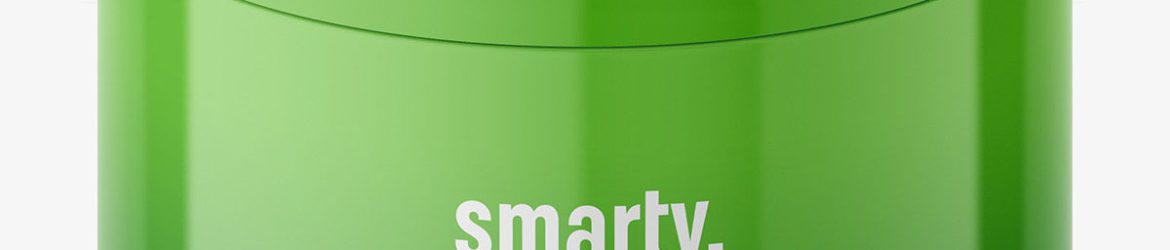 Tall glossy jar mockup Tall glossy jar mockup