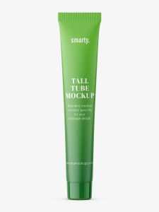 Tall tube mockup / matt