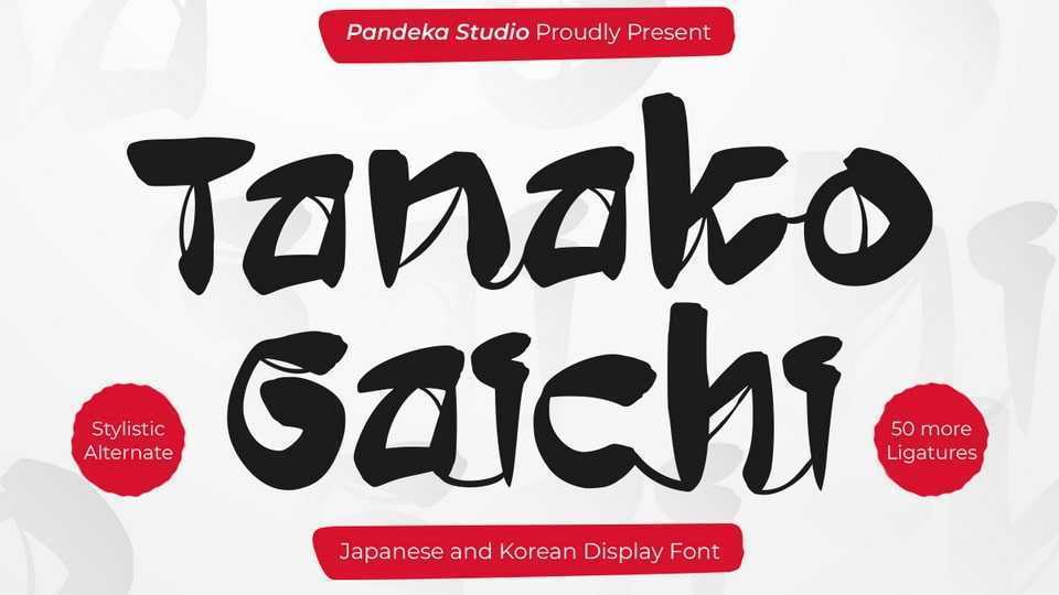 Tanako Gaichi Font › Fontesk