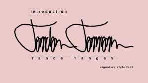 Tanda Tangan Font › Fontesk