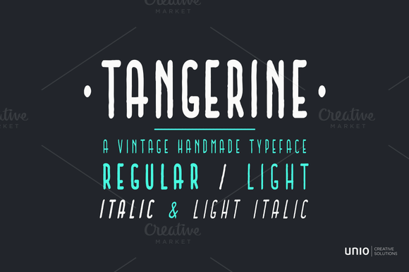 Tangerine Font Family