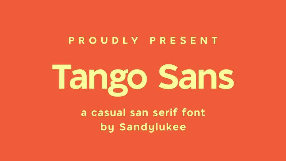 Tango Sans Font Family › Fontesk