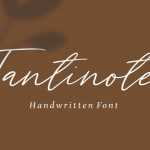 Tantinotes Script Font › Fontesk