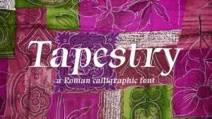 Tapestry Font › Fontesk