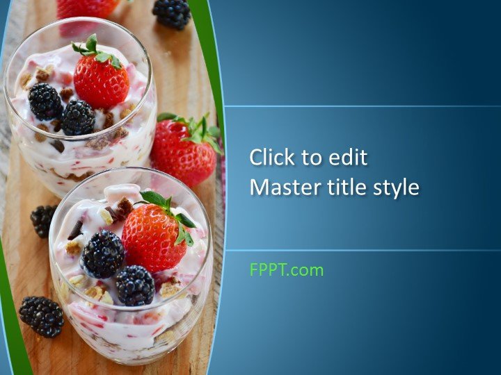 Tasty Dessert PowerPoint Template