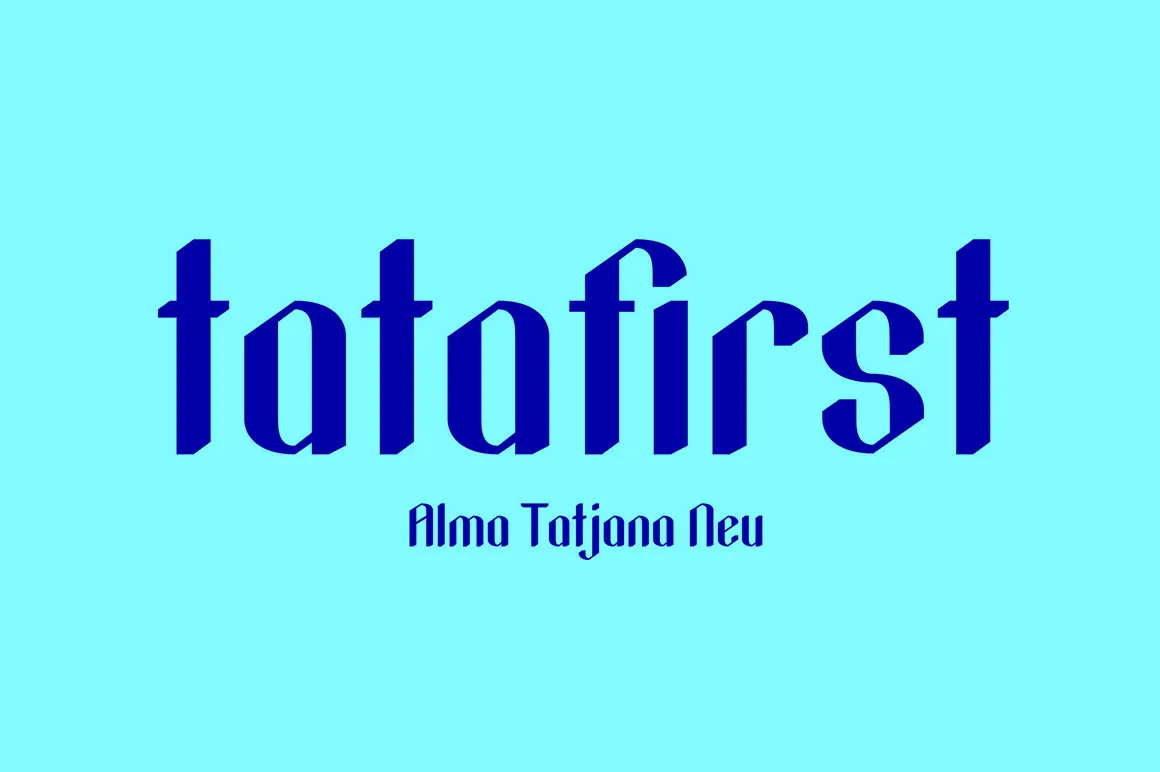 Tatafirst Font
