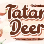 Tatan Deer Display Font