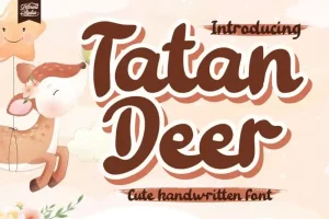 Tatan Deer Display Font