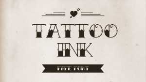 Tattoo Ink Font › Fontesk