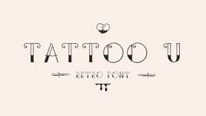 Tattoo U Font › Fontesk