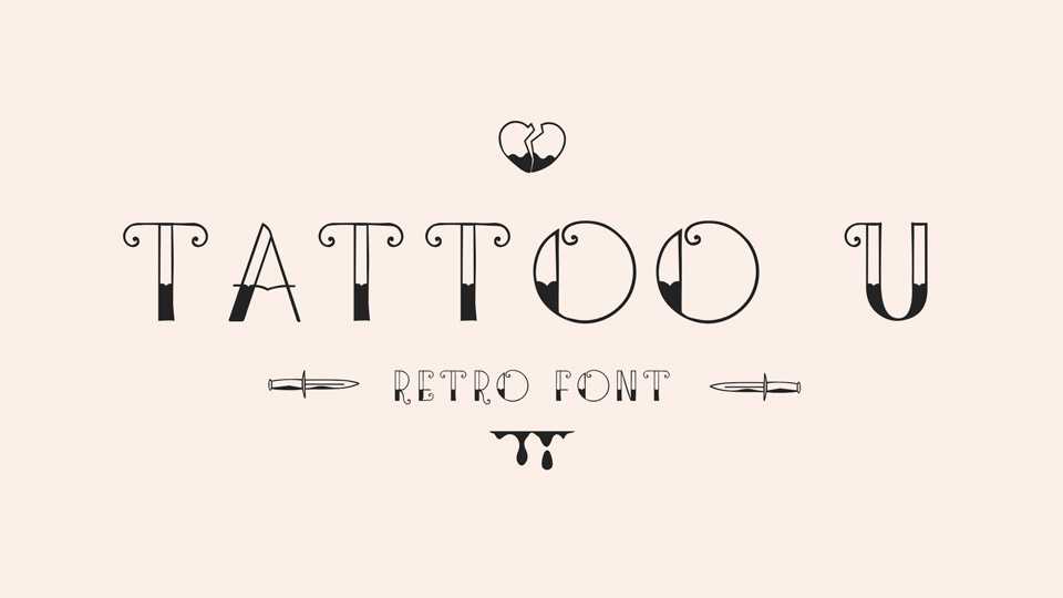 Tattoo U Font › Fontesk