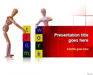 Team Working PowerPoint Template