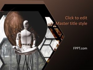 Technology Droid PowerPoint Template