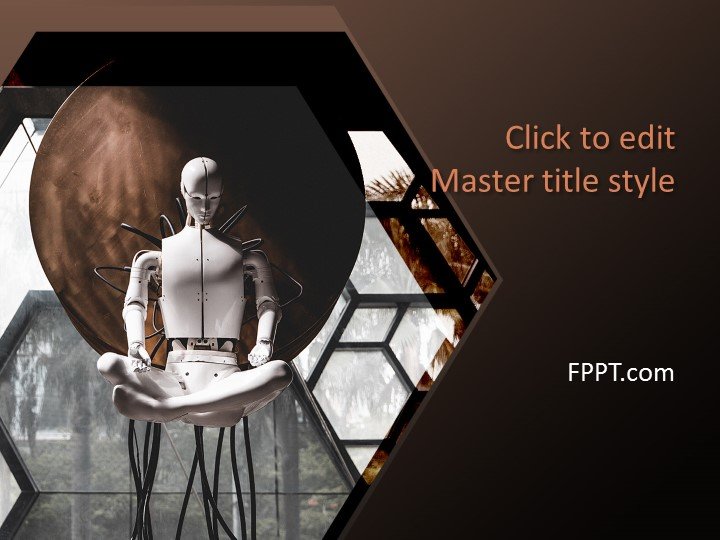 Technology Droid PowerPoint Template
