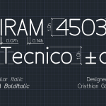 Tecnico Typeface - Fonte Grátis Tecnico Typeface