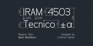 Tecnico Typeface