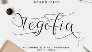 Tegofia Script Font › Fontesk