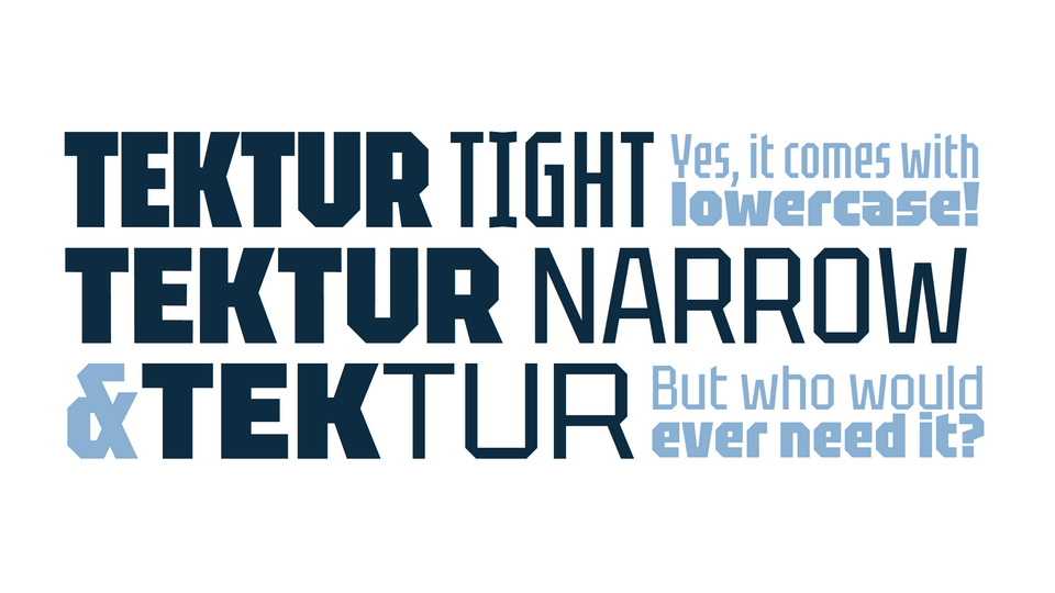 Tektur Font Family › Fontesk
