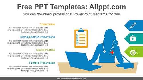 Telemedicine check PowerPoint Diagram