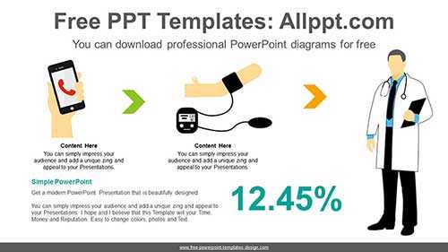 Telemedicine Flow PowerPoint Diagram