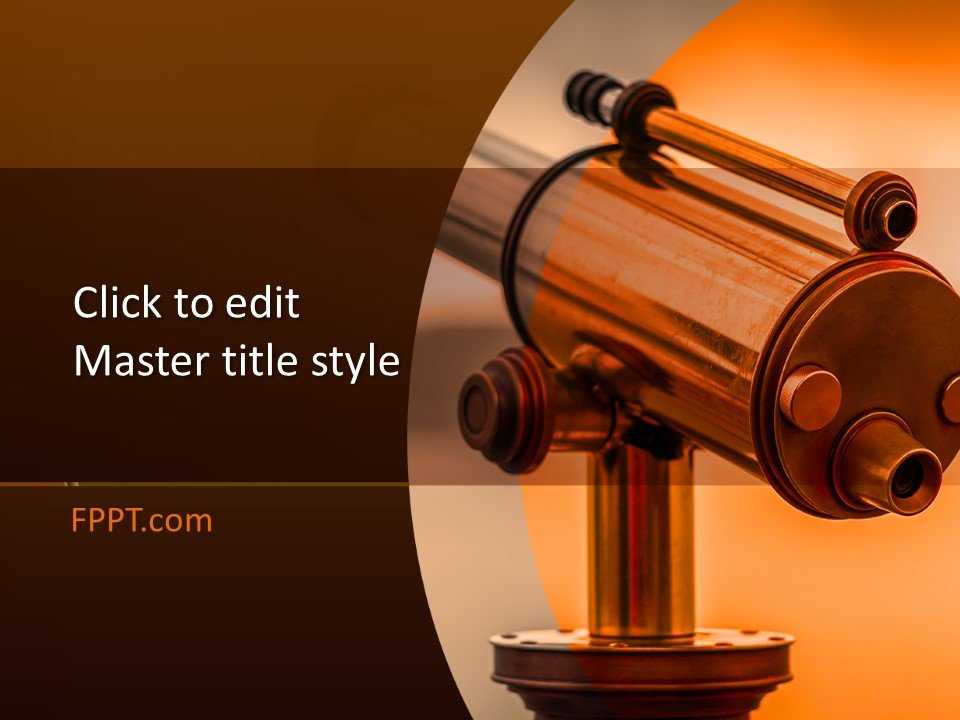 Telescope PowerPoint Template