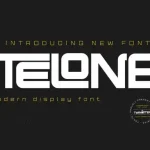 Telone Display Font