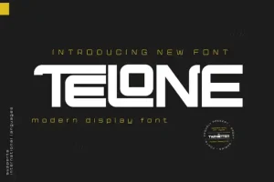 Telone Display Font