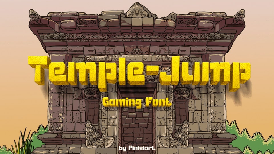 Temple Jump Font › Fontesk