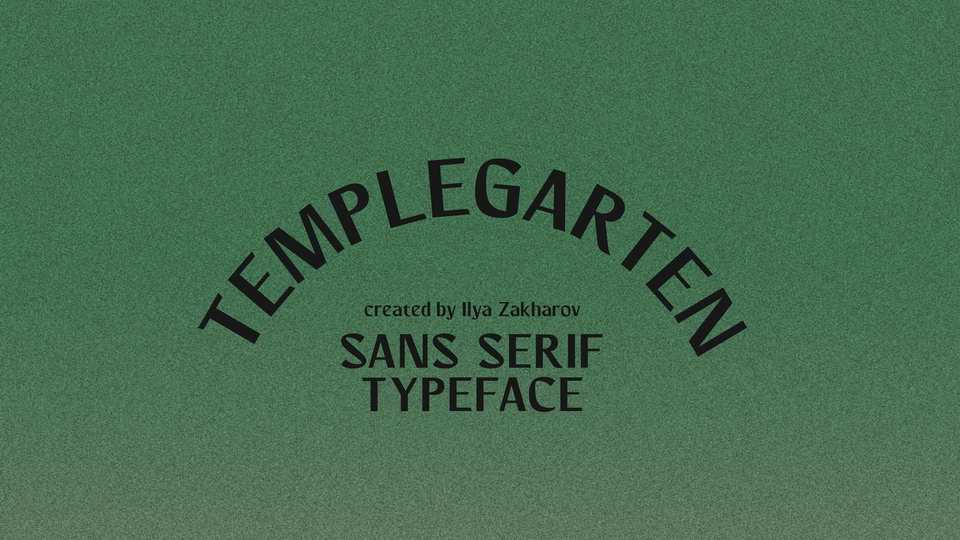 Templegarten Font › Fontesk