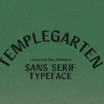 Templegarten Sans Serif Font