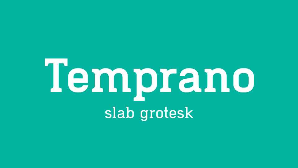 Temprano Font Family › Fontesk