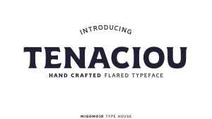 Tenaciou Font Family › Fontesk