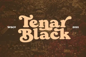 Tenar Black Serif Font