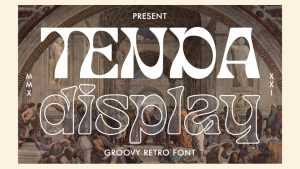 Tenda Display Font › Fontesk