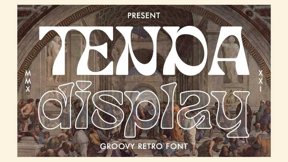Tenda Display Font › Fontesk