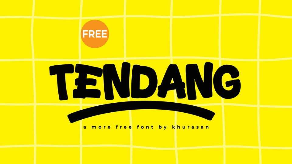 Tendang Font › Fontesk