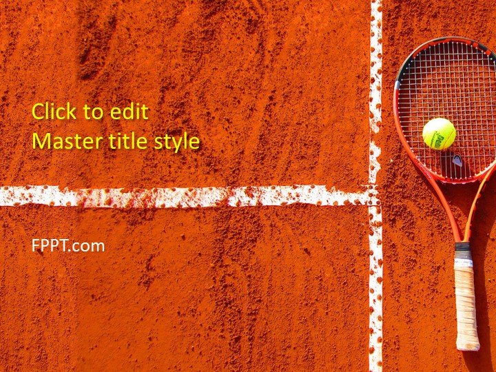 Tennis PowerPoint Template