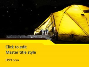 Tent PowerPoint Template