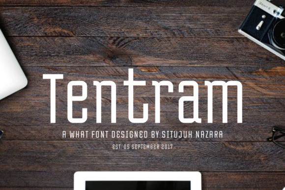Tentram Typeface