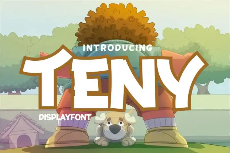Teny Display Font