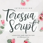 Teressia Script Font