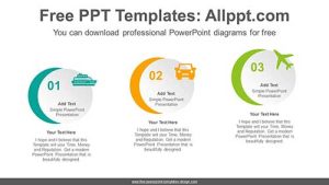 Terraced Circle PowerPoint Diagram