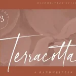 Terracotta Handwritten Font - Fonte Grátis Terracotta Handwritten Font