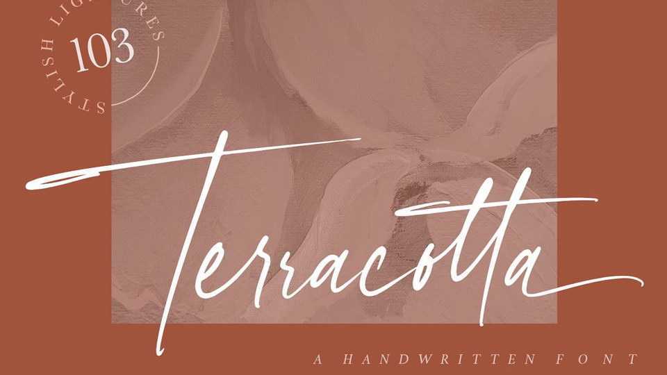 Terracotta Handwritten Font › Fontesk