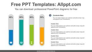 Test tube bar chart PowerPoint Diagram Template
